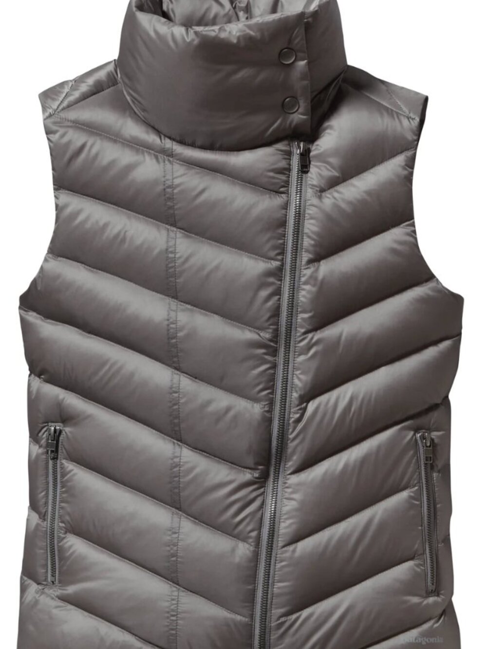 Patagonia Silver-Gray Puffer Vest